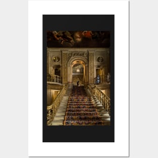 Chatsworth house-Stairs Posters and Art